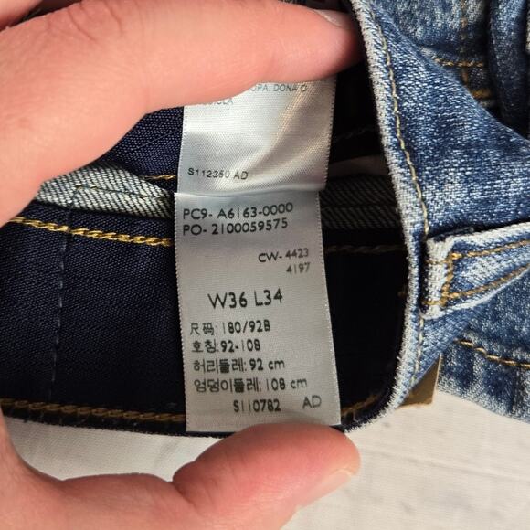 Signature Gold by Levi Strauss Mens Jeans 36 Relaxed Fit Western Cowboy Gorpcore - Picture 6 of 10